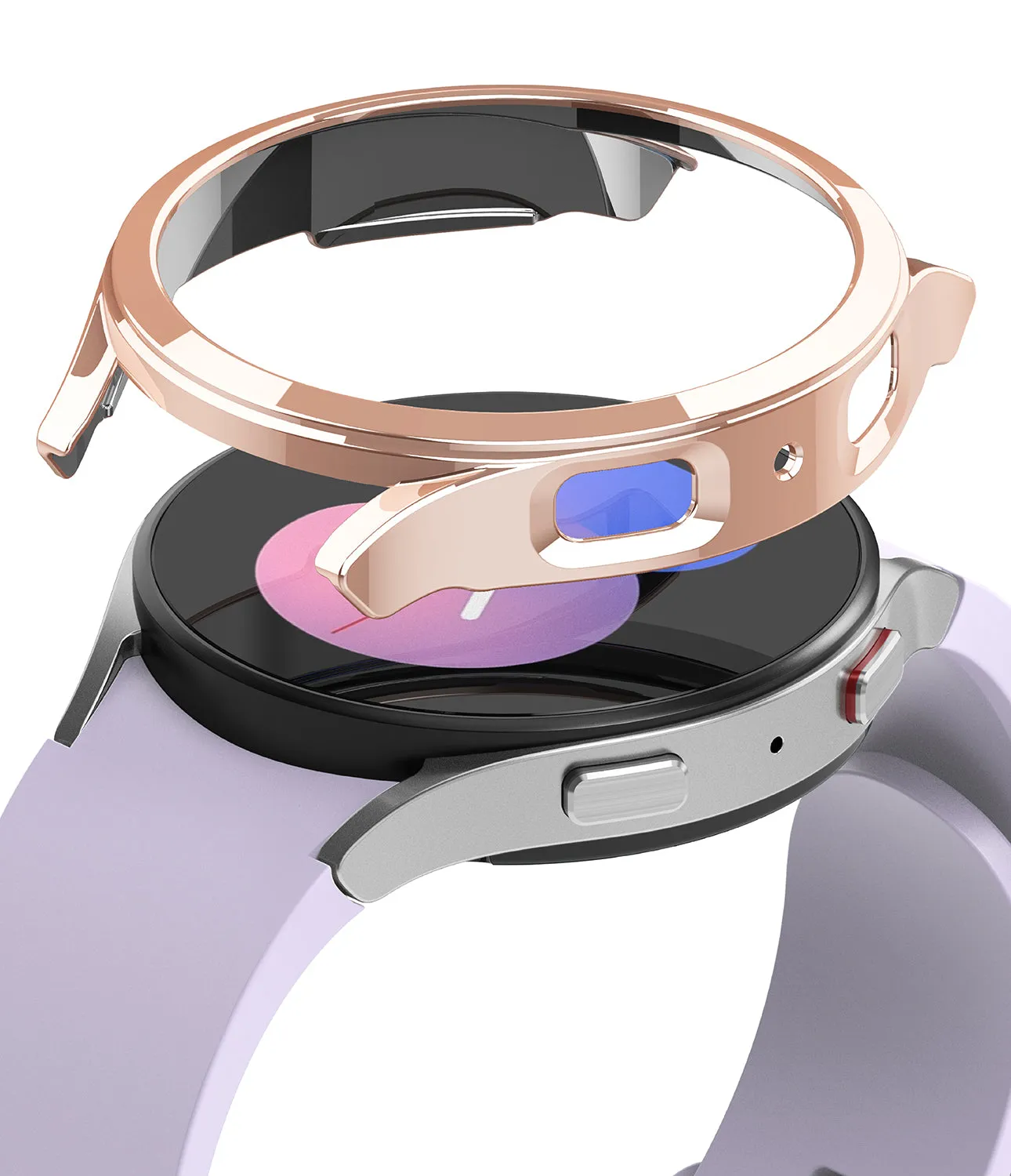 Samsung Galaxy Watch 5 40mm Case| Slim Series| Chrome Rose Gold