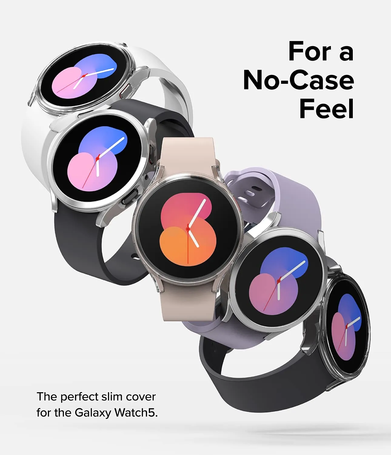 Samsung Galaxy Watch 5 40mm Case| Slim Series| Chrome Rose Gold