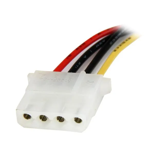 Startech.Com 12In Sata To Lp4 Power Cable Adapter F/M - Sata To Lp4 Power Adapter - Sata Female To Lp4 Male Power Cable