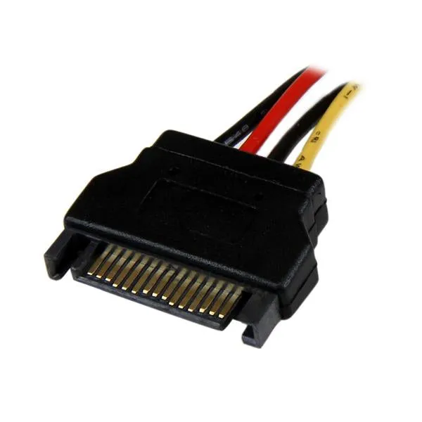 Startech.Com 12In Sata To Lp4 Power Cable Adapter F/M - Sata To Lp4 Power Adapter - Sata Female To Lp4 Male Power Cable