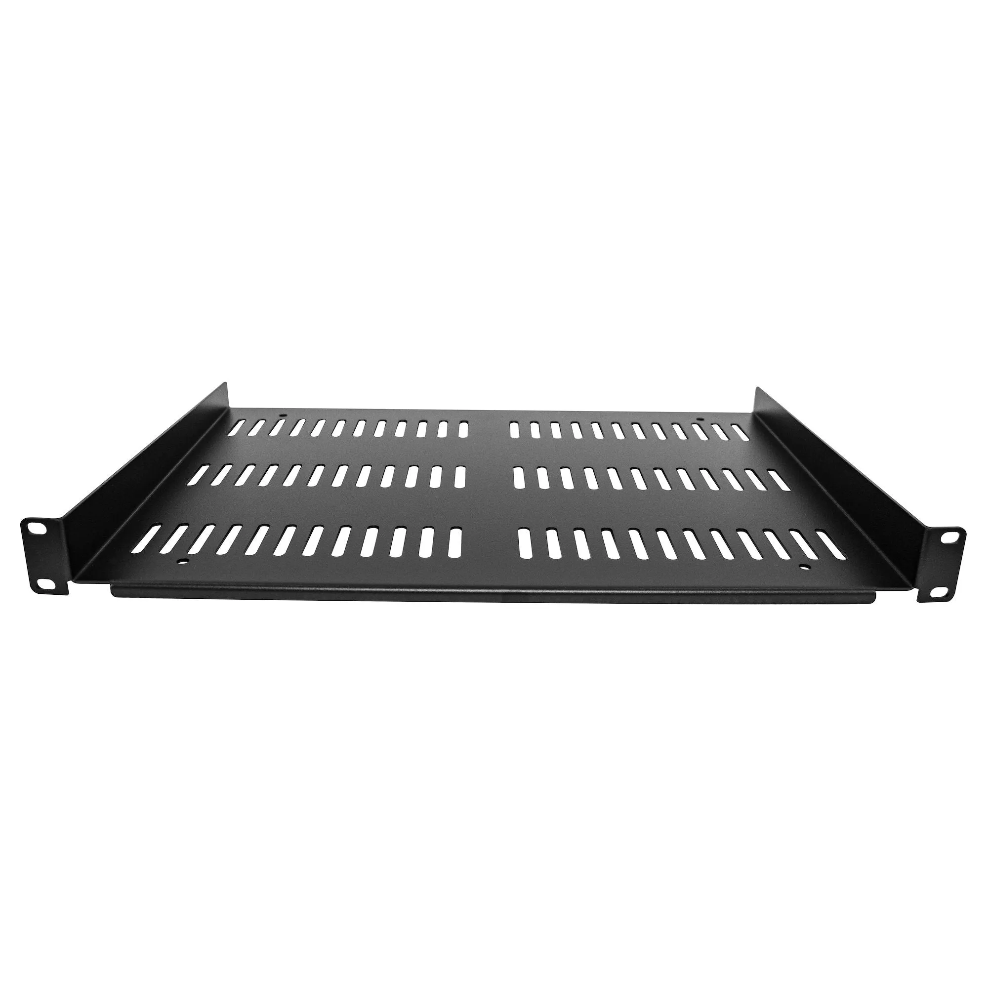 Startech.Com 1U Vented Server Rack Cabinet Shelf, 12In Deep Fixed Cantilever Tray, Rackmount Shelf For 19" Av/Data/Netwo