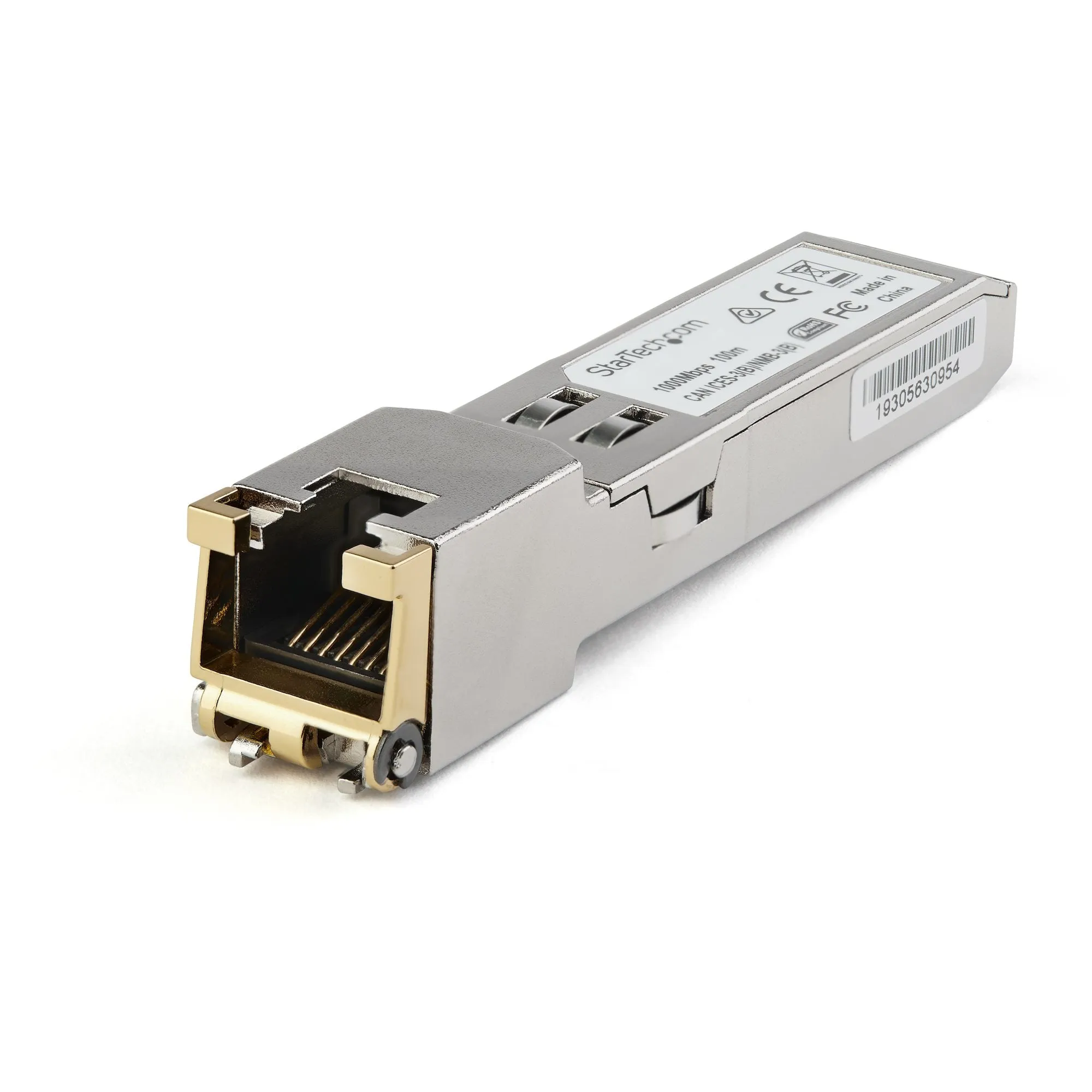 Startech.Com Cisco Glc-Te Compatible Module - Sfp To Rj45 - 1000Base-T 1G Copper Cat6/Cat5e Industrial Transceiver - Ext