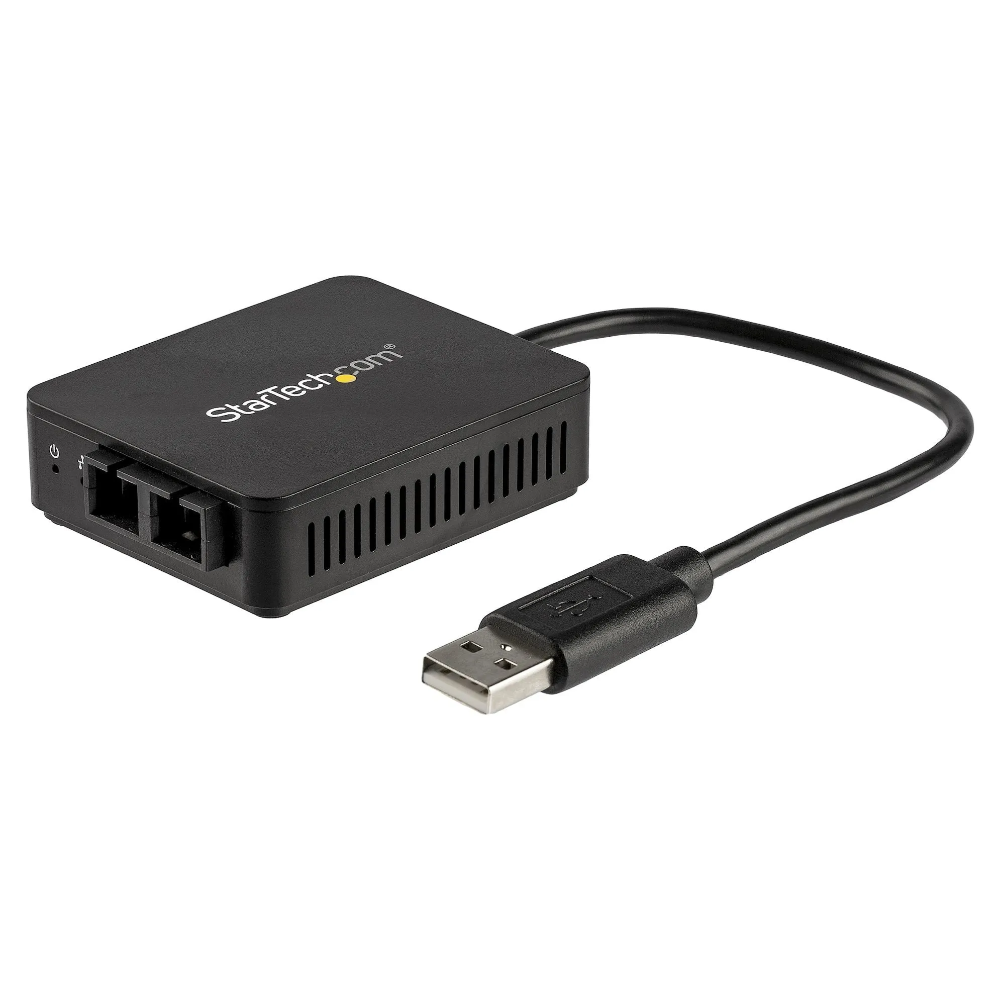 Startech.Com Usb To Fiber Optic Converter, 100Mbps, Usb 2.0 To Fiber Network Adapter, 100Base-Fx Sc Female Duplex Multim