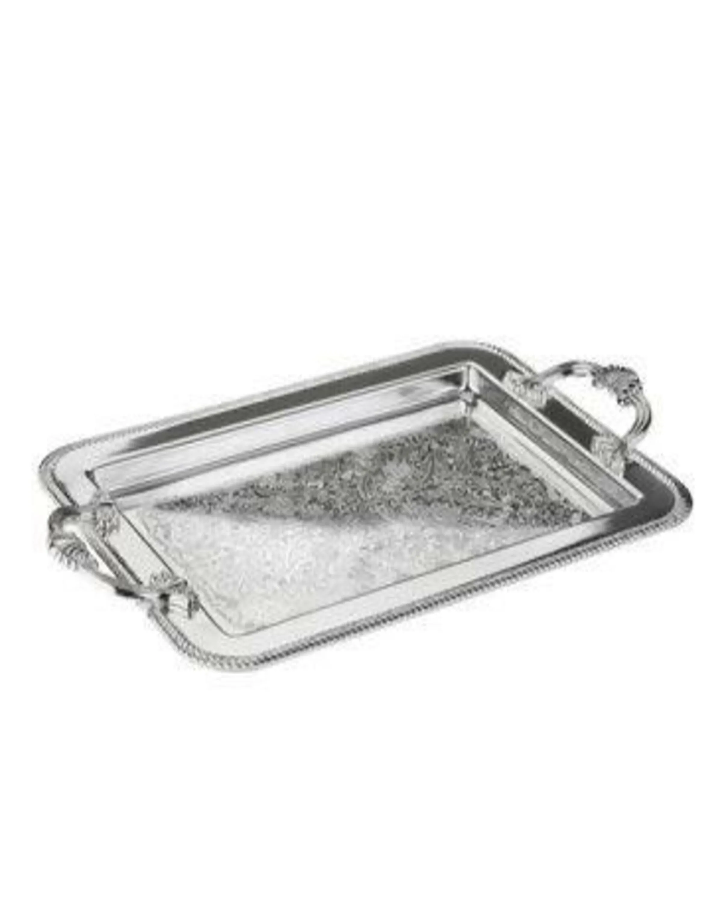 Tai Classic Silver Plated Tray - Angie India Serverware