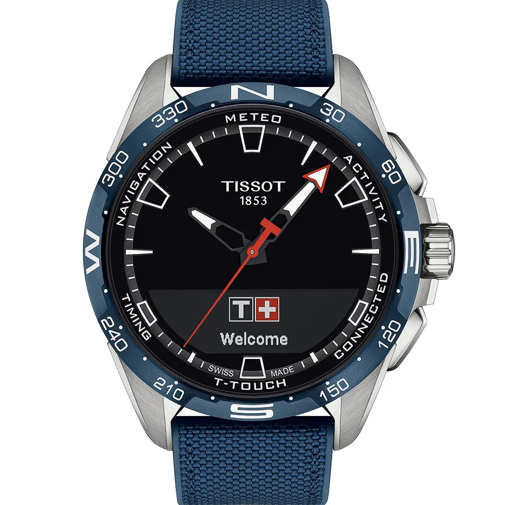 Tissot T-Touch Connect Solar T1214204705106 Titanium Blue Leather