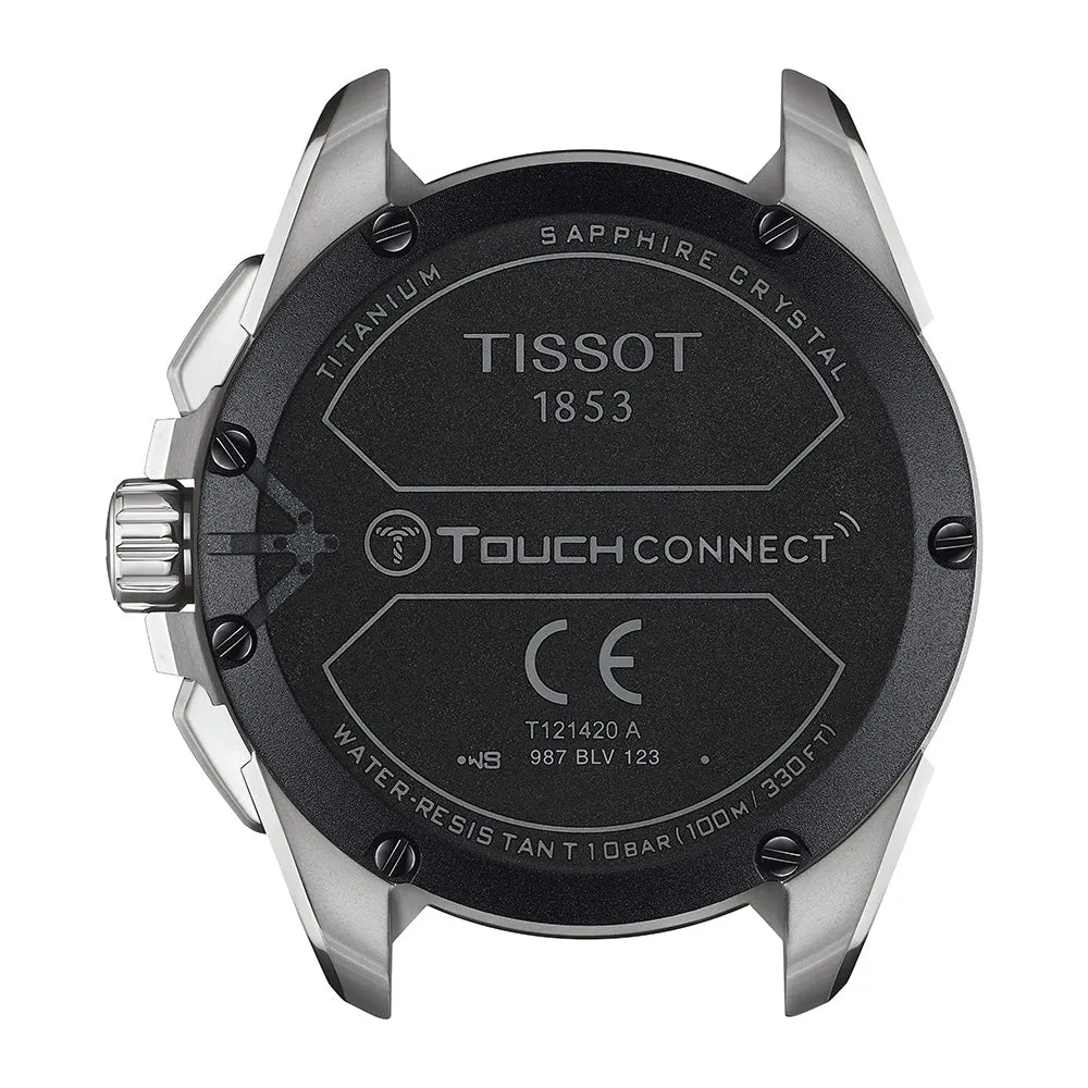 Tissot T-Touch Connect Solar T1214204705106 Titanium Blue Leather