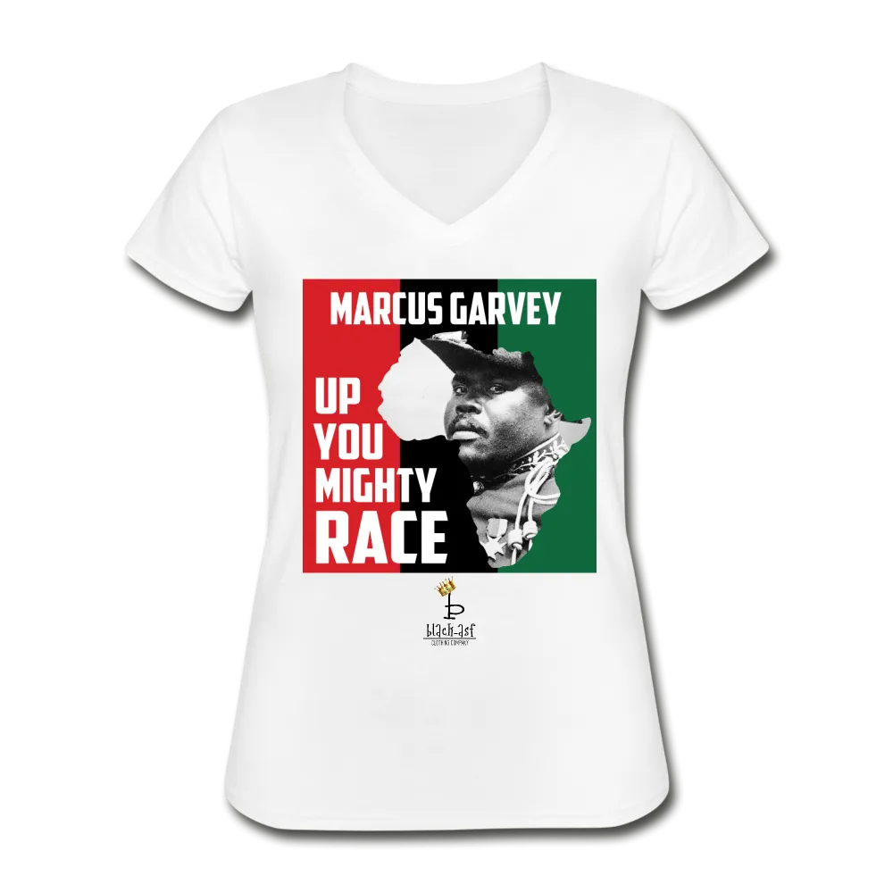 Up You Mighty Race - Women's V-Neck T-Shirt