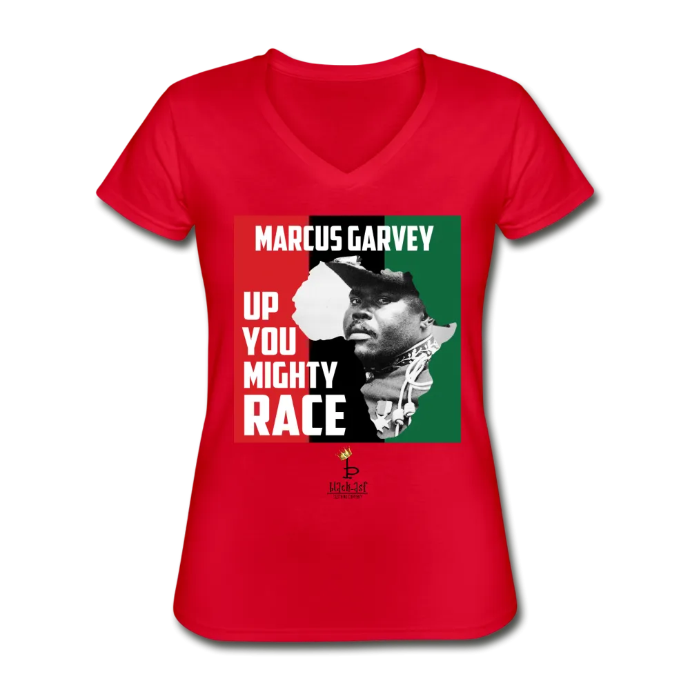 Up You Mighty Race - Women's V-Neck T-Shirt