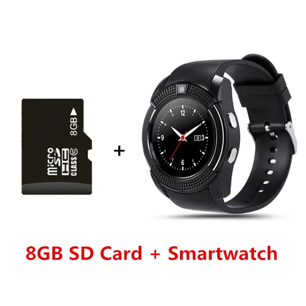 V8 SmartWatch Bluetooth Smartwatch Touch Screen Wrist Watch with Camera/SIM Card Slot, Waterproof Smart Watch DZ09 X6 VS M2 A1