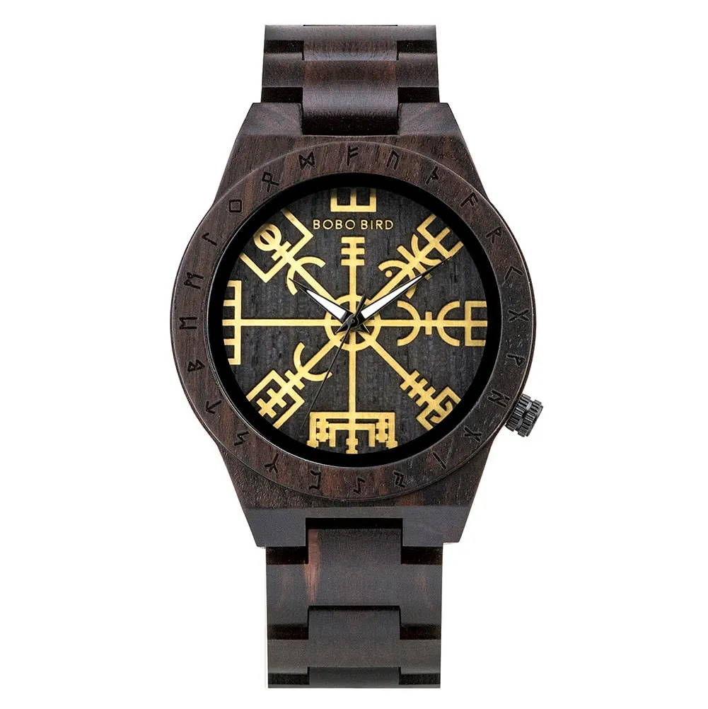 Vegvisir Wooden Watch