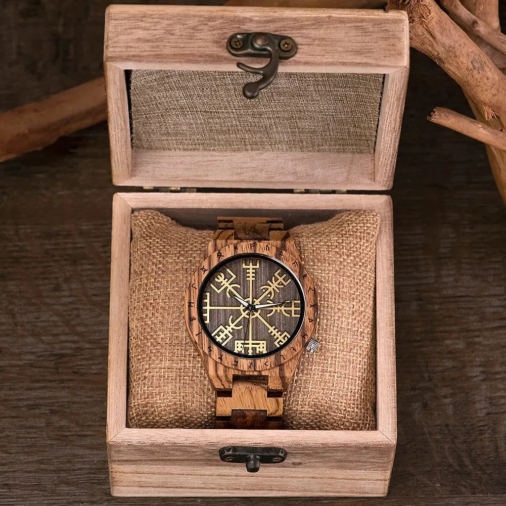 Vegvisir Wooden Watch