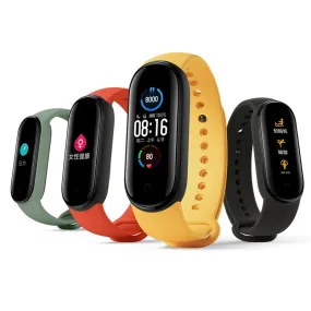 Xiaomi-relógio smartwatch mi band 5, esportivo, com monitor de frequência card