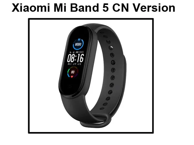 Xiaomi-relógio smartwatch mi band 5, esportivo, com monitor de frequência card