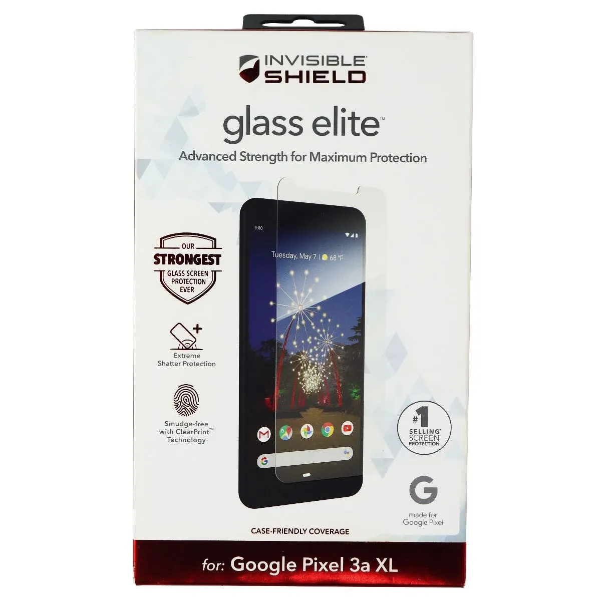 ZAGG InvisibleShield (Glass Elite) Screen Protector for Google Pixel 3a XL