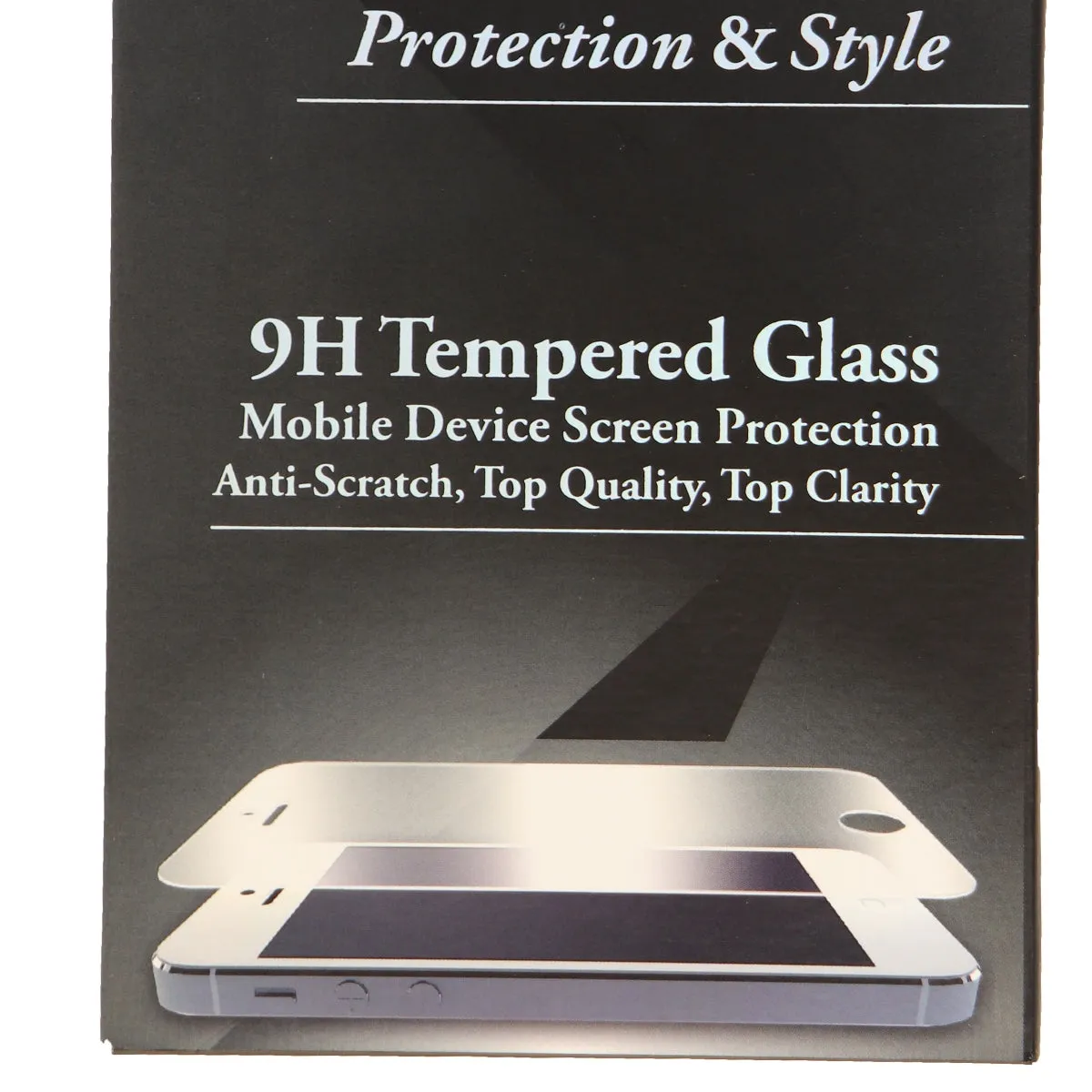 ZipKord ColorGuardz 9H Tempered Glass for Galaxy S5 w/ Metallic Blue Border Trim